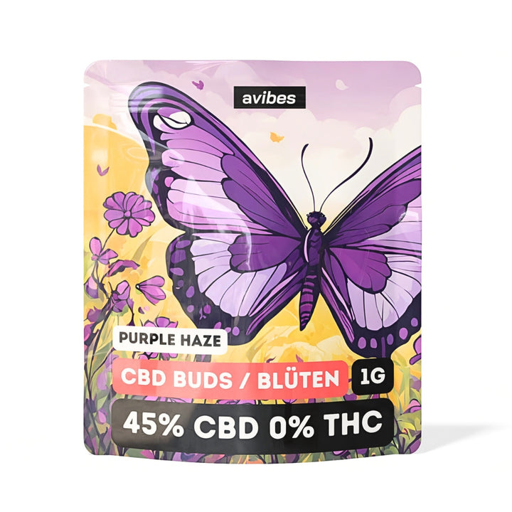avibes CBD Blüte - Purple Haze 45% 1g