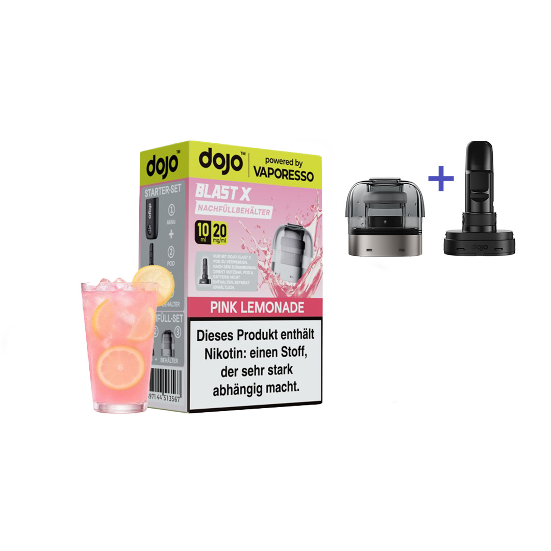 Dojo Blast X Pod Pink Lemonade 10ml Dojo Blast X Pod Pink Lemonade 10ml