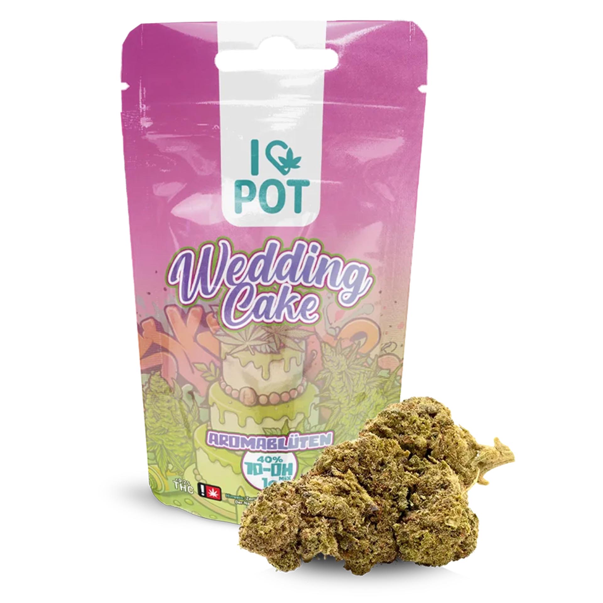 I Love Pot 10-OH Mix Blüte 1g Wedding Cake