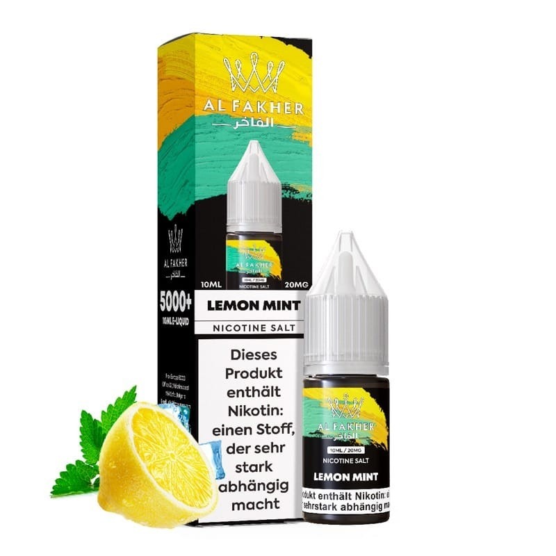 Al Fakher Liquid Lemon Mint 20mg 10ml Al Fakher Liquid Lemon Mint 20mg 10ml