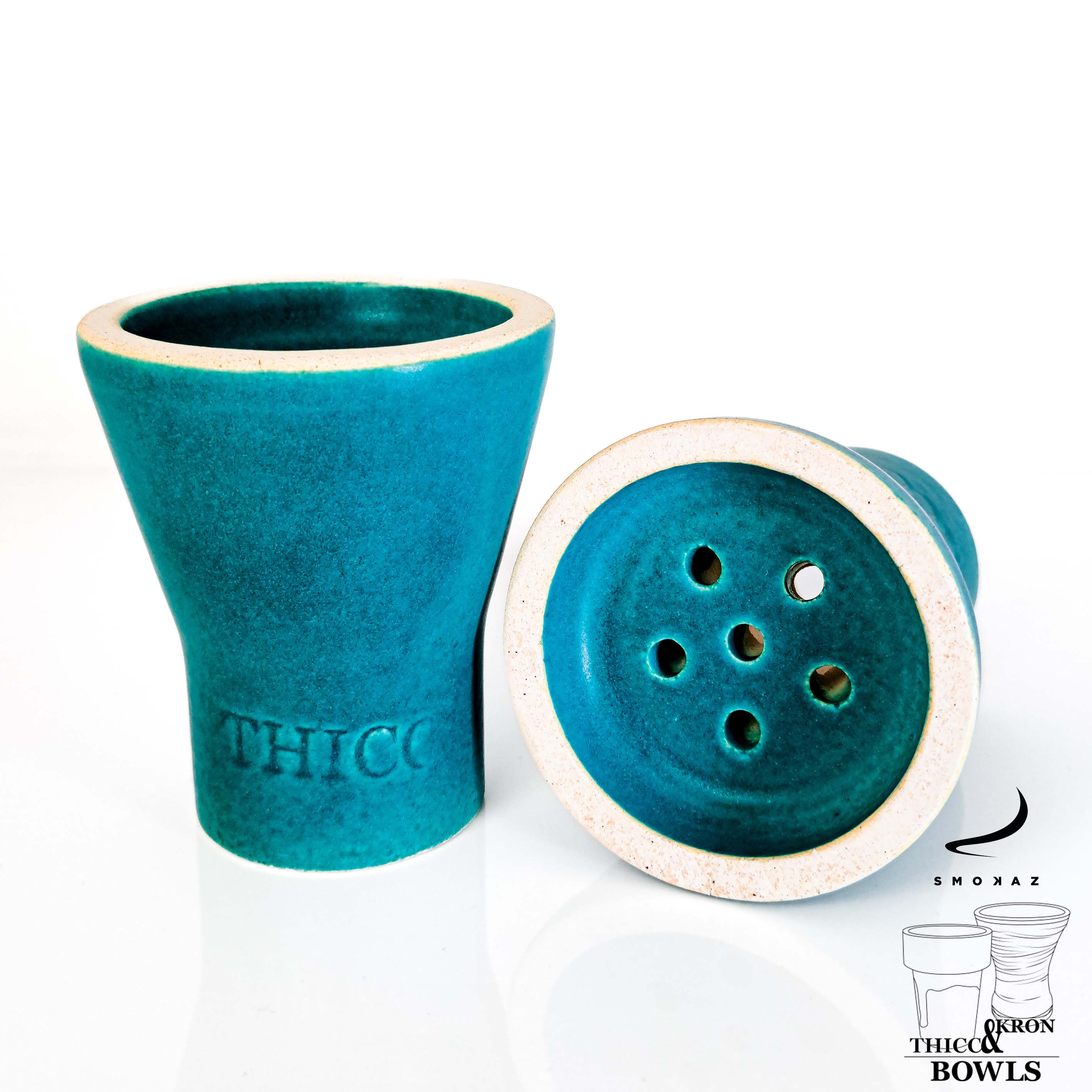 Thicc Bowl Plus Shisha Killer Bowl Turquise Thicc Bowl Plus Shisha Killer Bowl Turquise