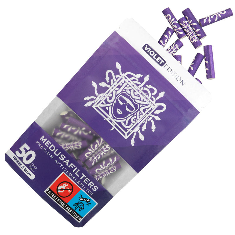 Medusafilters Violet Edition 6mm 50 Stück Medusafilters Violet Edition 6mm 50 Stück