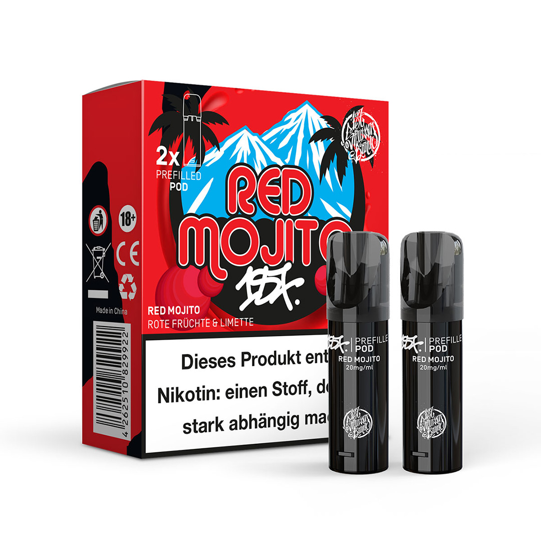 187 - POD - Red Mojito 2% Nikotin (2er Pack)