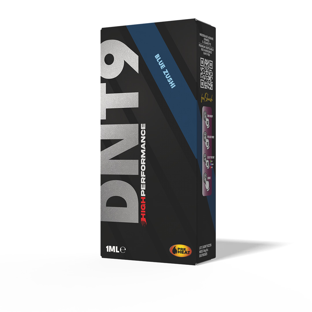 High Performance - DNT-9 Vape Blue Zushi 1ml High Performance - DNT-9 Vape Blue Zushi 1ml