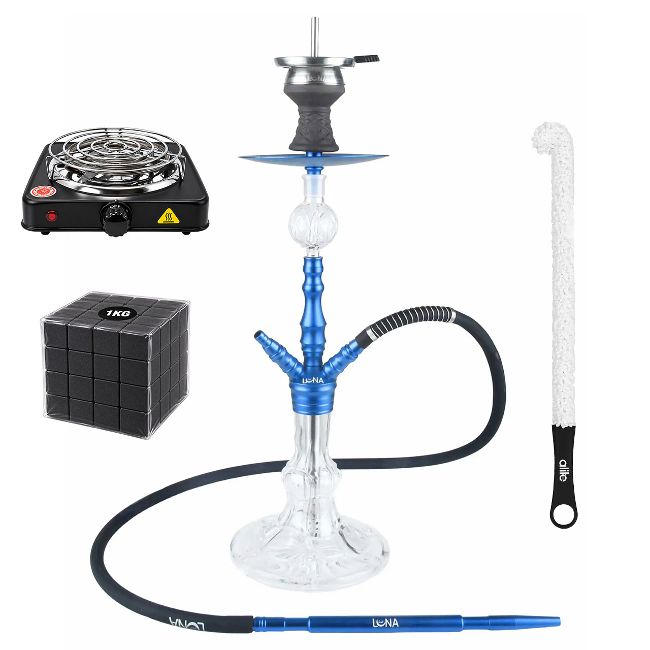 Luna Shisha Minima 2.0 Blau Komplettset Luna Shisha Minima 2.0 Blau Komplettset
