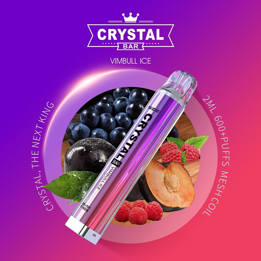 Crystal Bar - Vimbull Ice 2% Nikotin 600 Züge