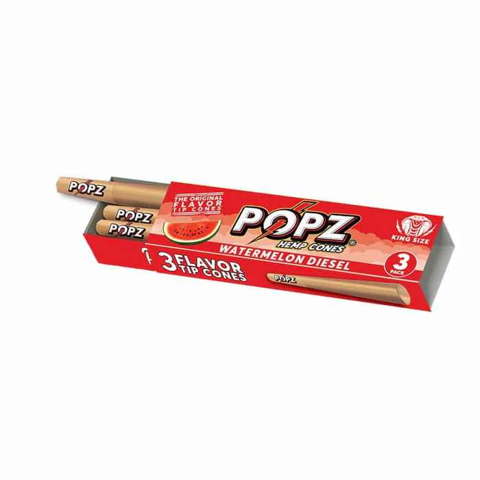 King Palm PopZ Hemp Cones Watermelon Diesel 3er Pack King Palm PopZ Hemp Cones Watermelon Diesel 3er Pack