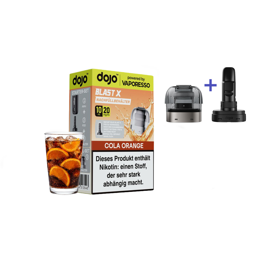 Dojo Blast X Pod Cola Orange 10ml Dojo Blast X Pod Cola Orange 10ml