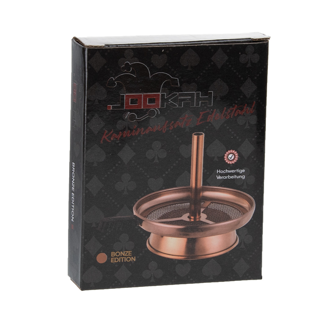 Jookah-Kamin-Aufsatz-Bronze-Edition Jookah Kaminaufsatz - Edelstahl Bronze