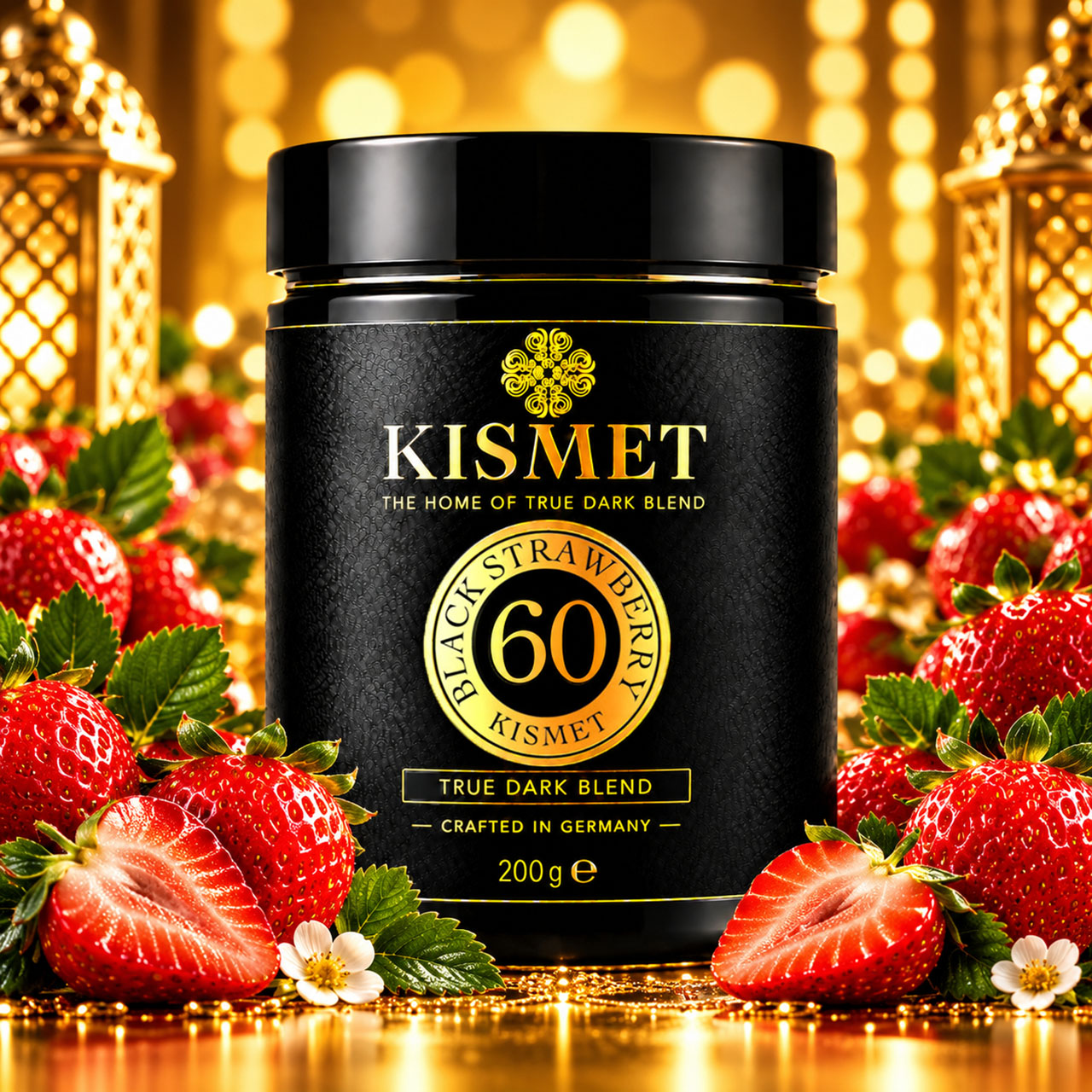 Kismet Darkblend Shisha Tabak Black Strawberry #60 200g Kismet Darkblend Shisha Tabak Black Strawberry #60 200g