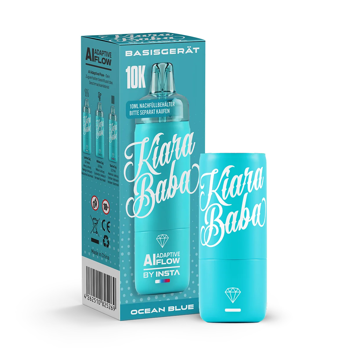 Kiara Baba 10K Akkuträger - Ocean Blue