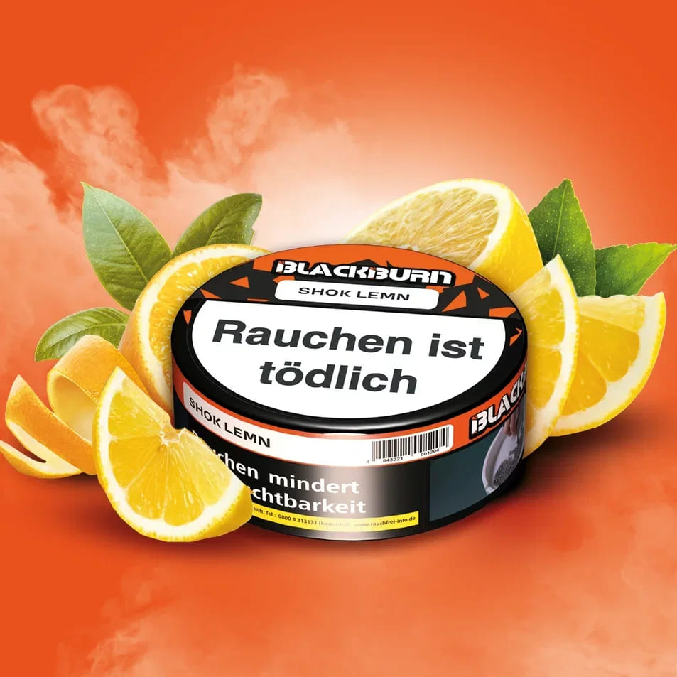 Blackburn Shisha Tabak Shok Lemn 100g Blackburn Shisha Tabak Shok Lemn 100g