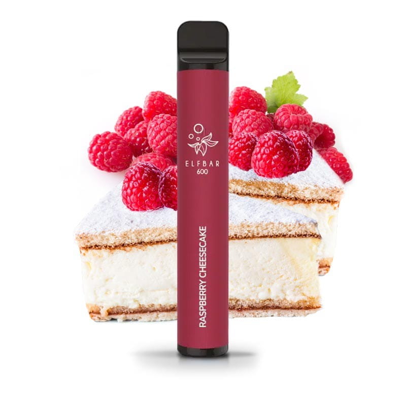 Elf_Bar_Raspberry_Cheescake Elfbar 600 - Einweg E-Zigarette Raspberry Cheescake 2% Nikotin