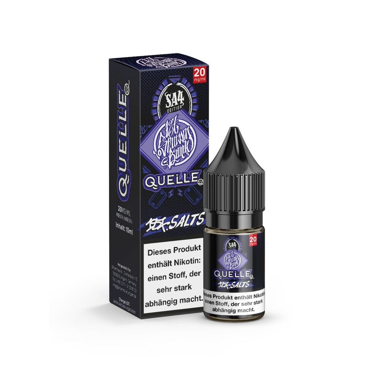 187 Strassenbande - Quelle Nikotinsalz Liquid 10ml | 20mg/ml