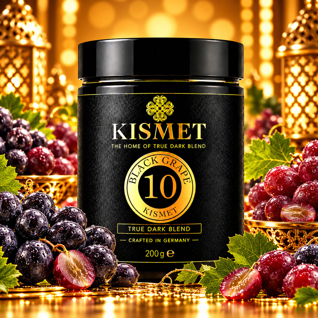 Kismet Darkblend Shisha Tabak Black Grape #10 200g Kismet Darkblend Shisha Tabak Black Grape #10 200g