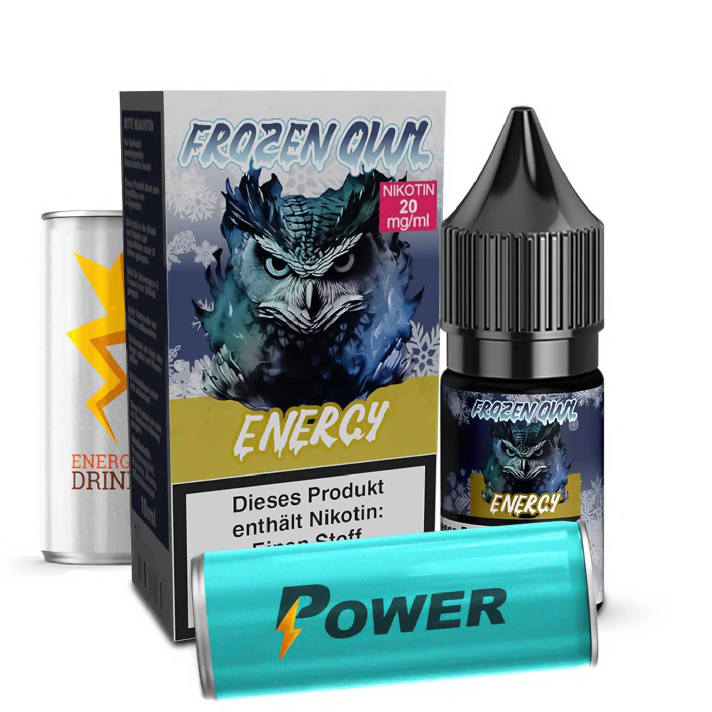 Frozen Owl - Energy Nikotinsalz Liquid 10ml | 20mg/ml