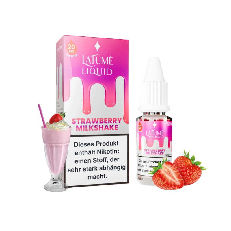 La Fume - Strawberry Milkshake Nikotinsalz Liquid 10ml | 20mg/ml