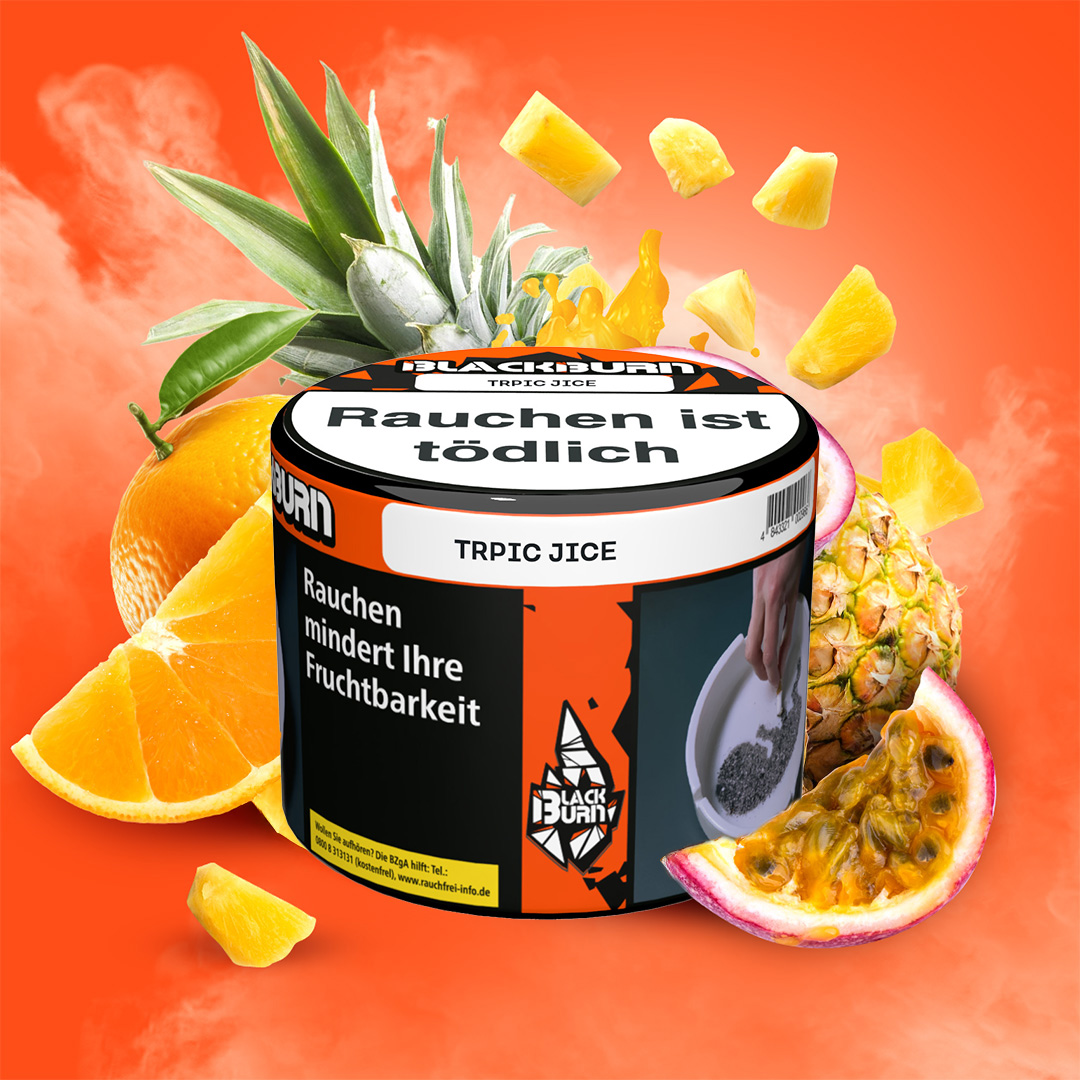 Blackburn Darkblend Shisha Tabak Tropic Juice 200g