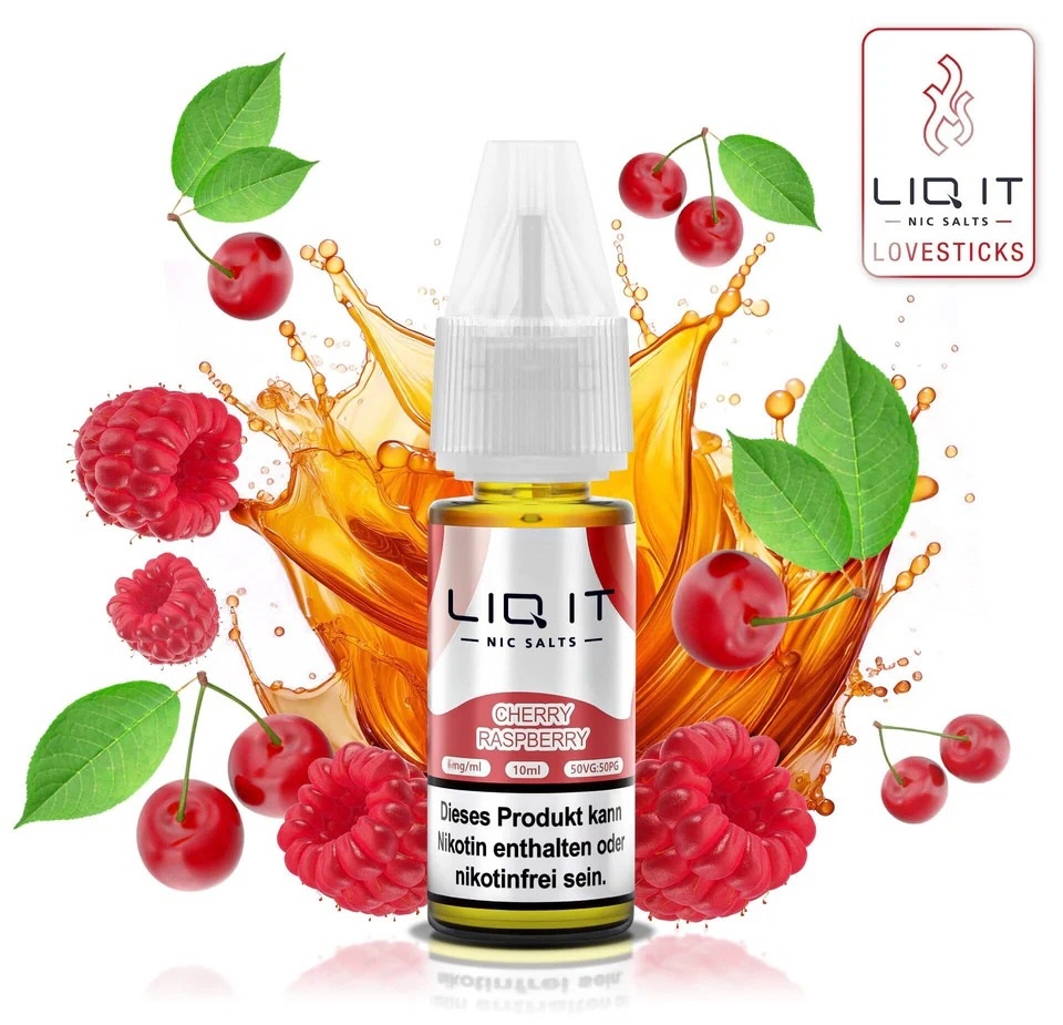 Lovesticks Liq It Liquid Cherry Raspberry 10ml Lovesticks Liq It Liquid Cherry Raspberry 10ml