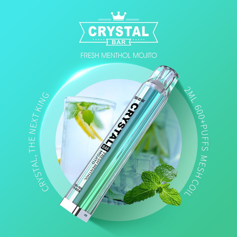Crystal Bar - Fresh Menthol Mojito 2% Nikotin 600 Züge