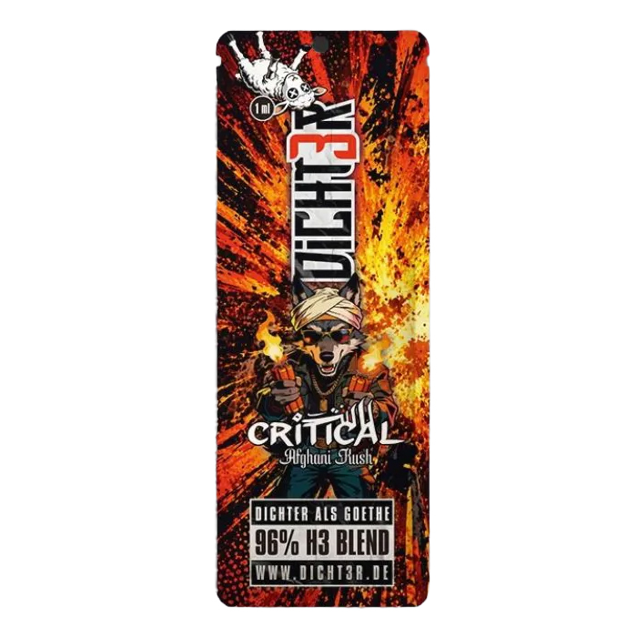 Dicht3er H3 Superior Blend Vape Critical Afghani Kush 1ml Dicht3er H3 Superior Blend Vape Critical Afghani Kush 1ml