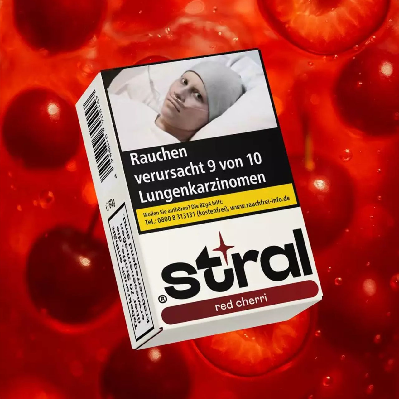 Stral Virginia Shisha Tabak Red Cherri 50g Stral Virginia Shisha Tabak Red Cherri 50g