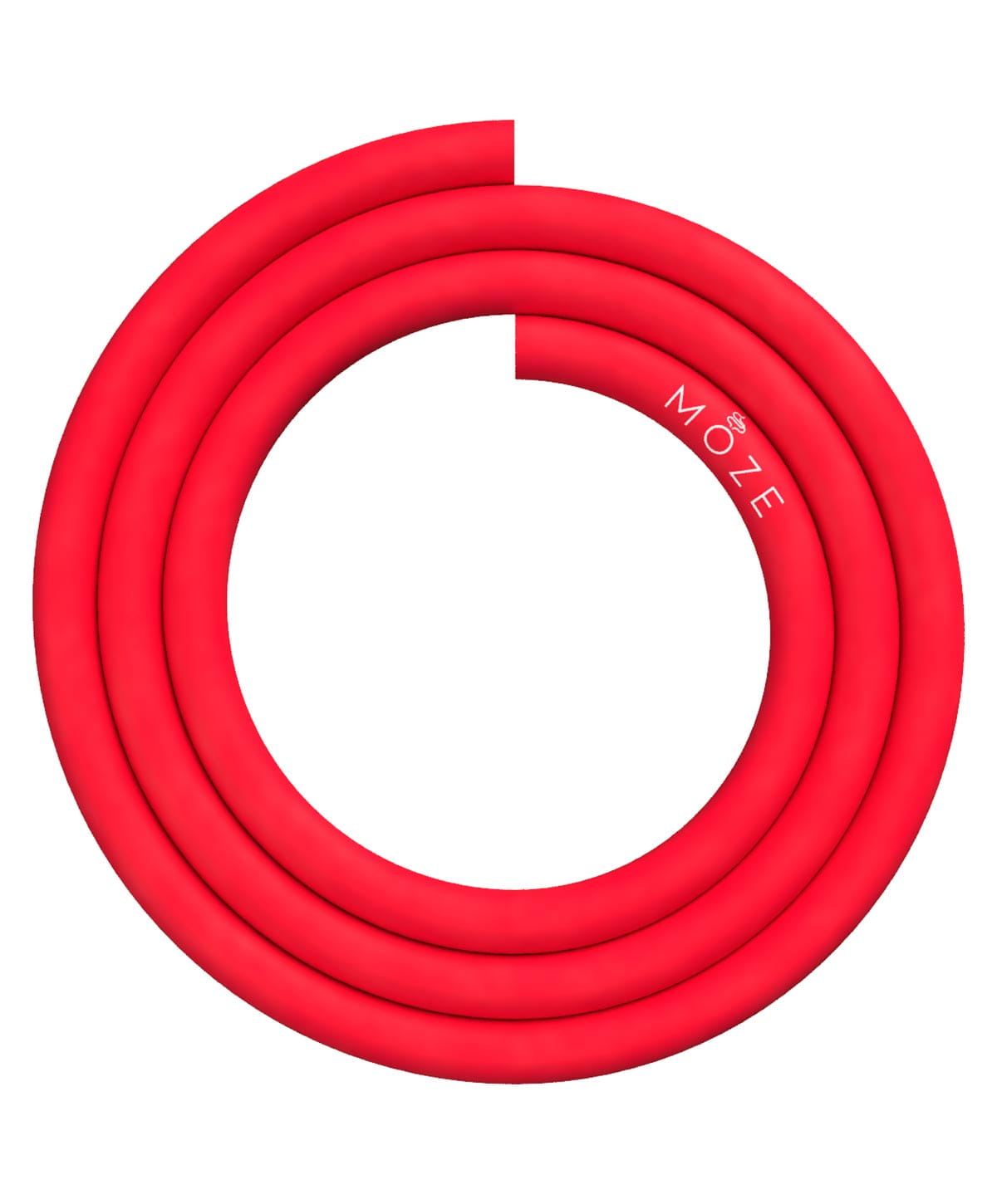 Moze_Silikonschlauch_Red Moze - Silikonschlauch Soft Touch - Red