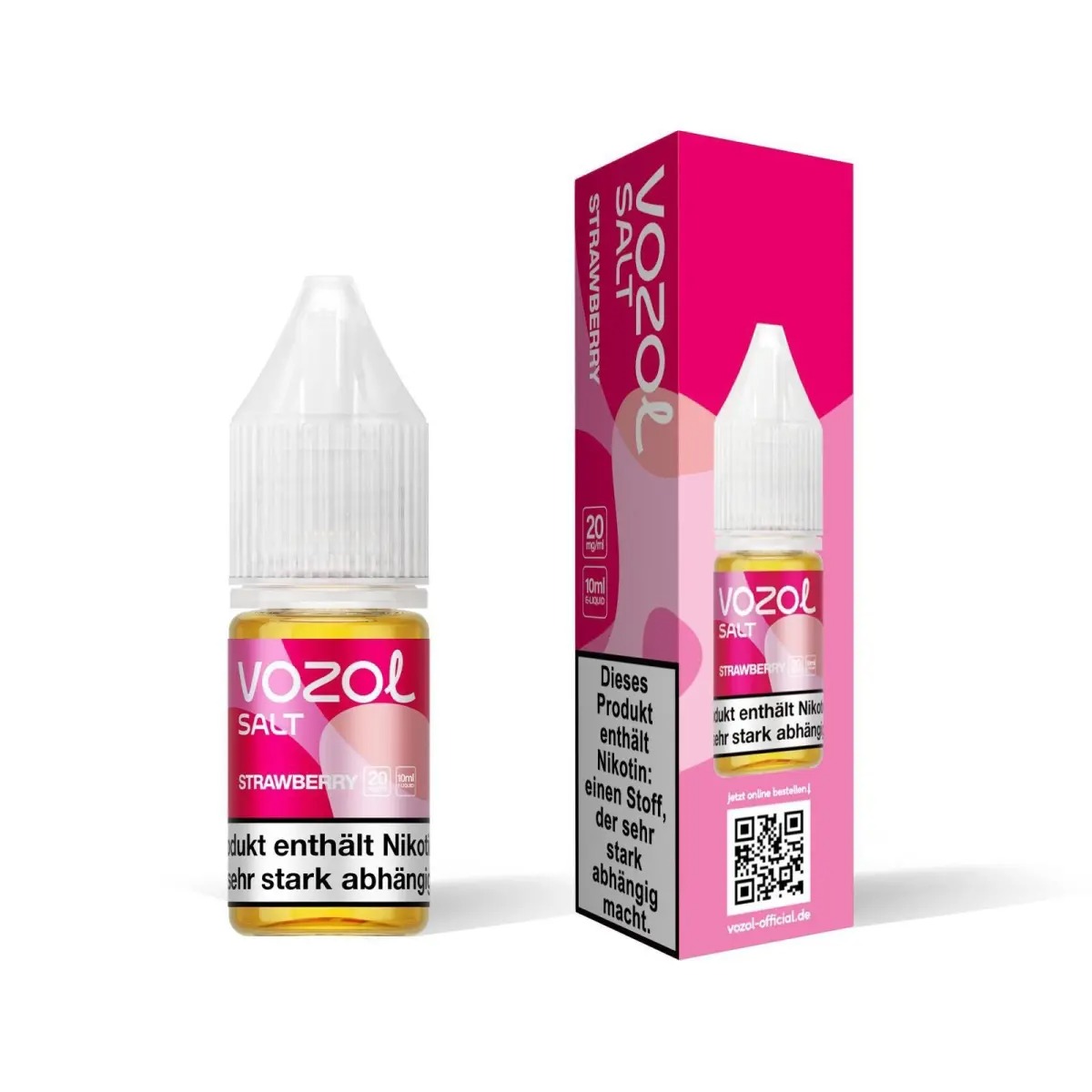 Vozol - Strawberry Nikotinsalz Liquid 10ml | 20mg/ml