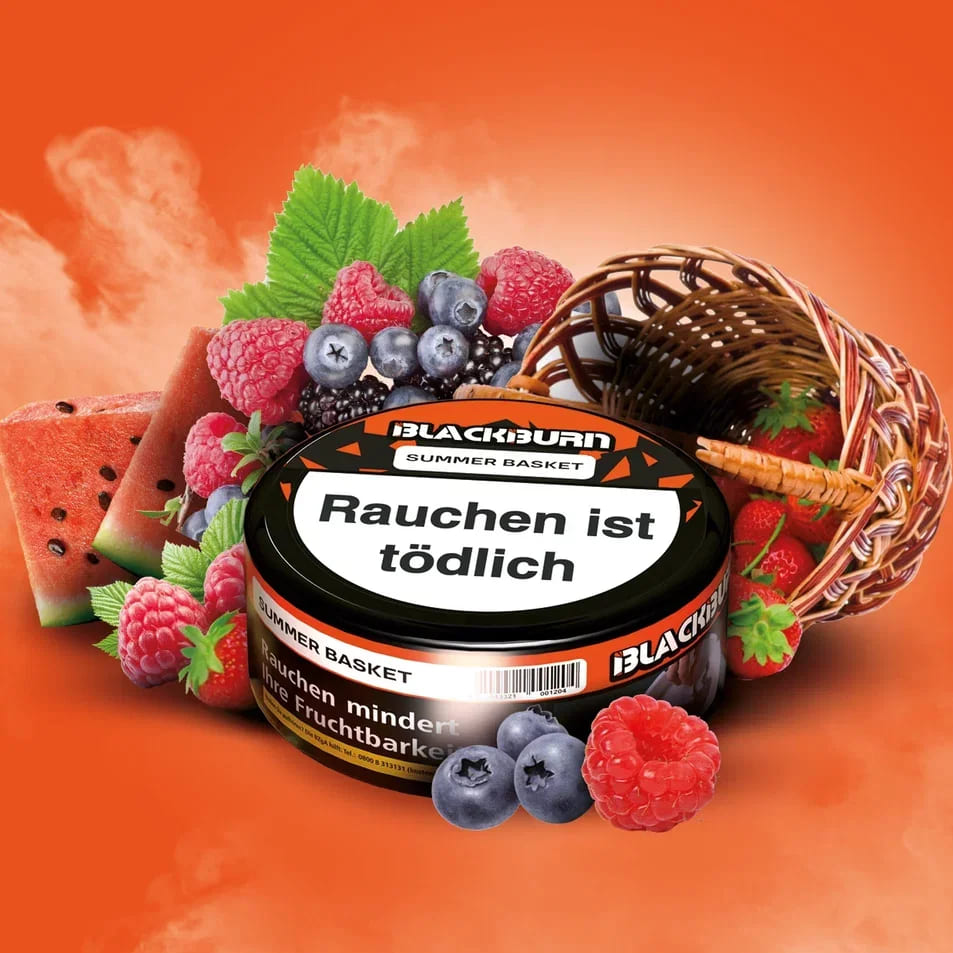 Blackburn Shisha Tabak Summer Basket 100g Blackburn Shisha Tabak Summer Basket 100g