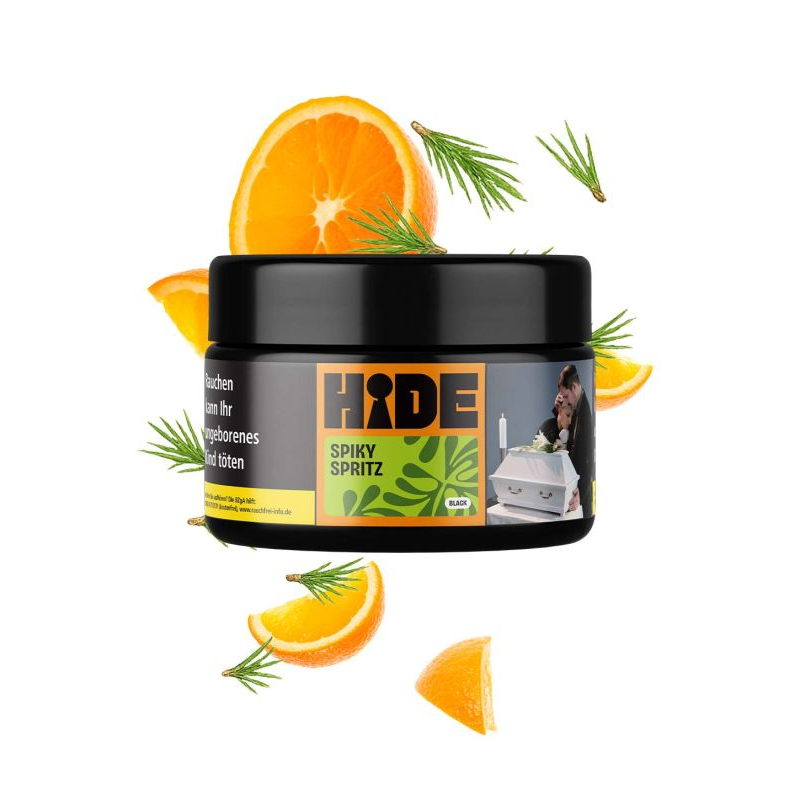 Hide Darkblend Shisha Tabak Dark Spiky Spritz 200g Hide Darkblend Shisha Tabak Dark Spiky Spritz 200g