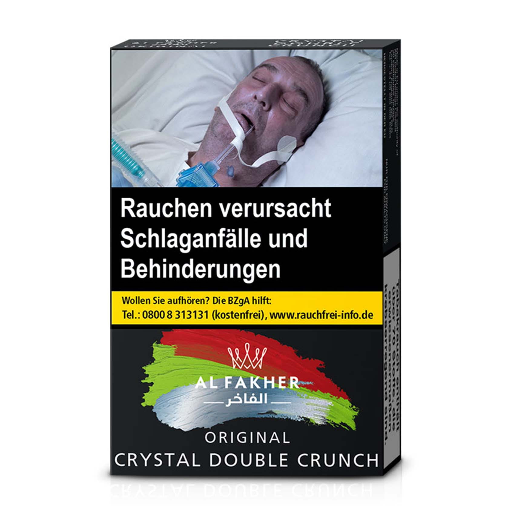 Crystal-Double-Crunch_25g-neu Al Fakher Shisha Tabak Crystal Double Crunch 25g
