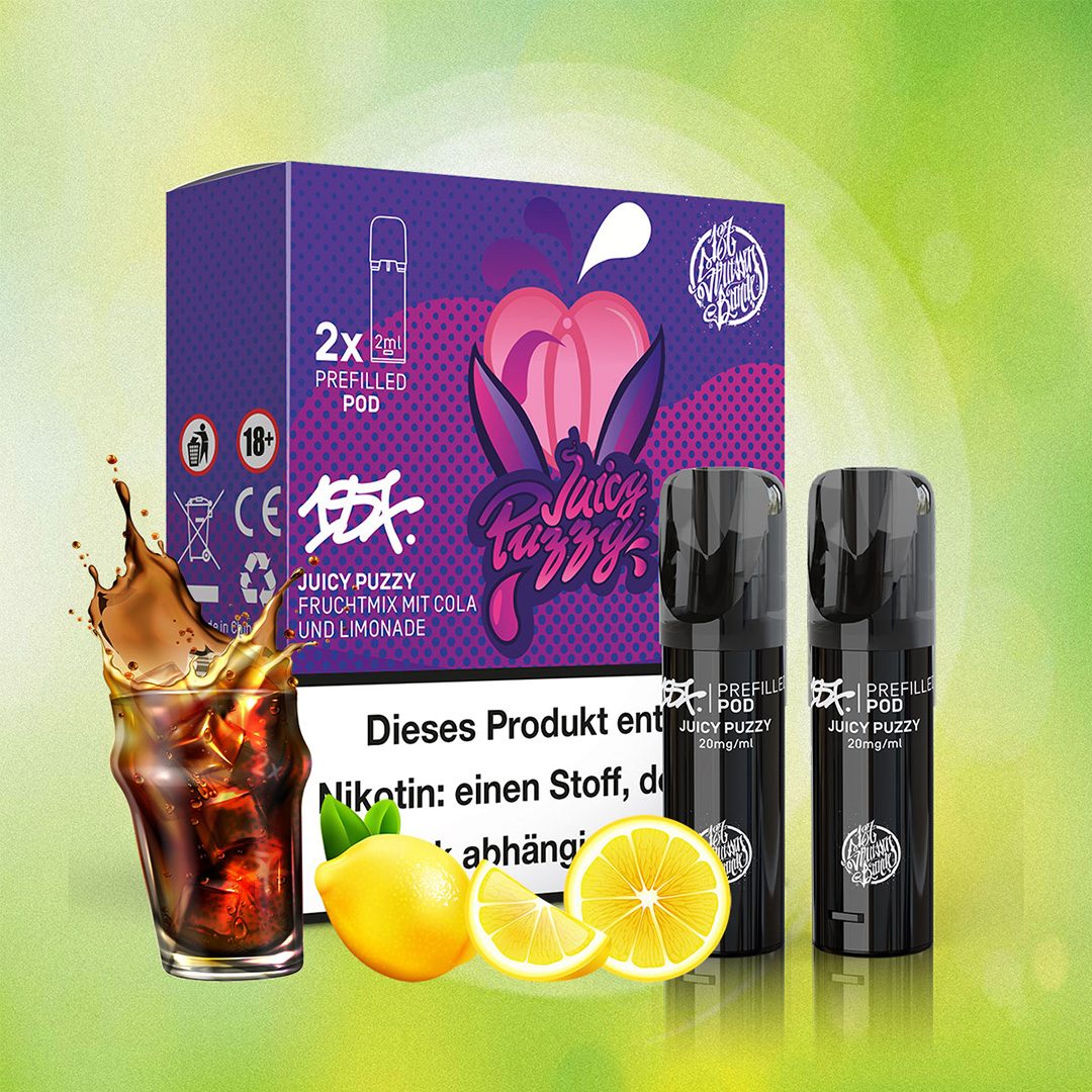 187 Vape Pod Juicy Puzzy 2er Pack 187 Vape Pod Juicy Puzzy 2er Pack