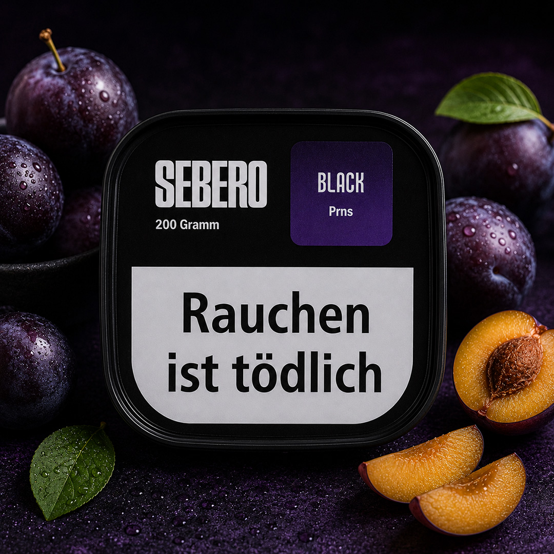 Sebero Black Shisha Tabak Prns 200g
