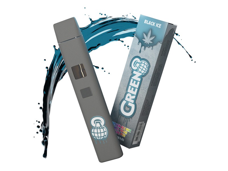 Green 8 10-OH Vape Black Ice