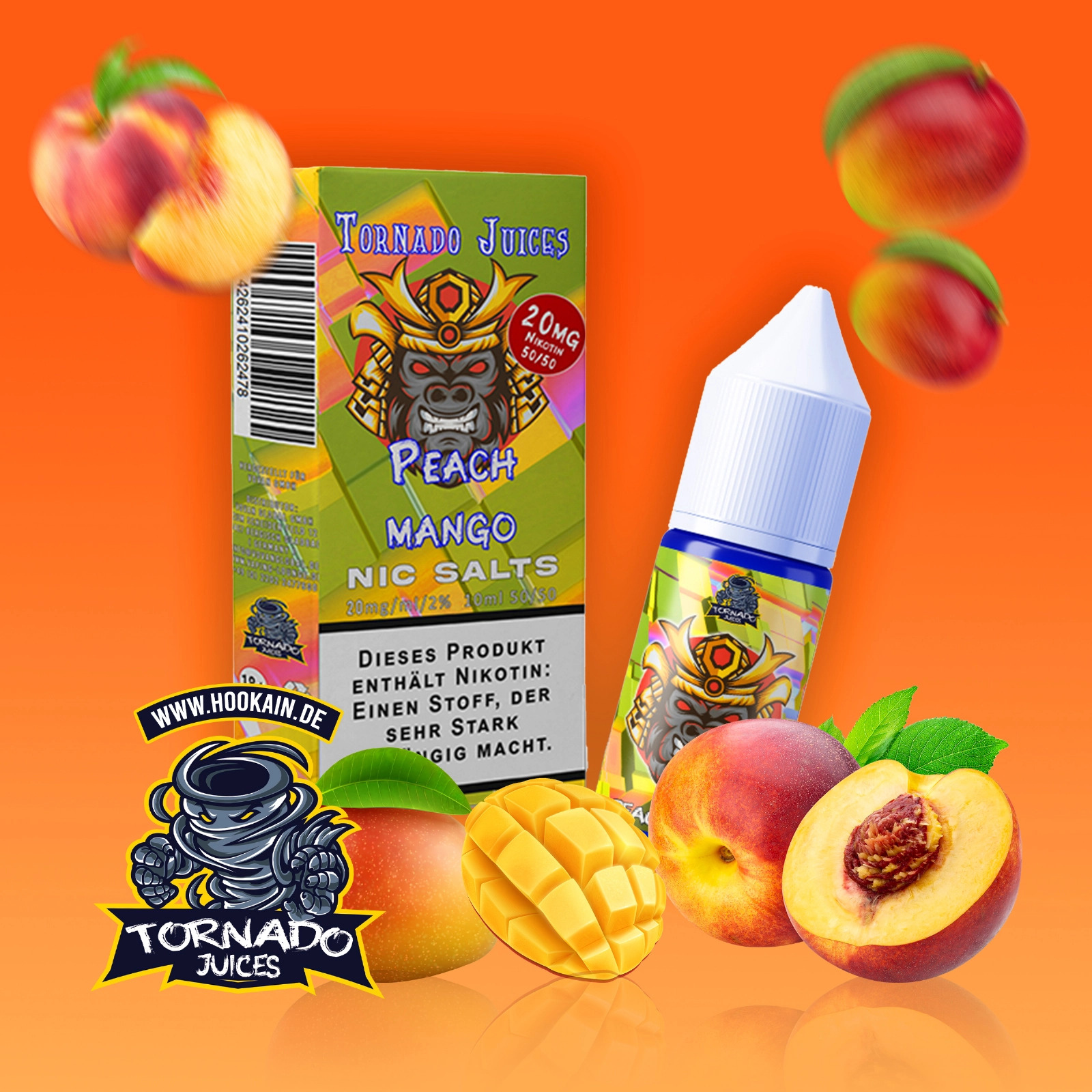 Tornado Juice - Peach Mango Liquid 10ml | 20mg/ml