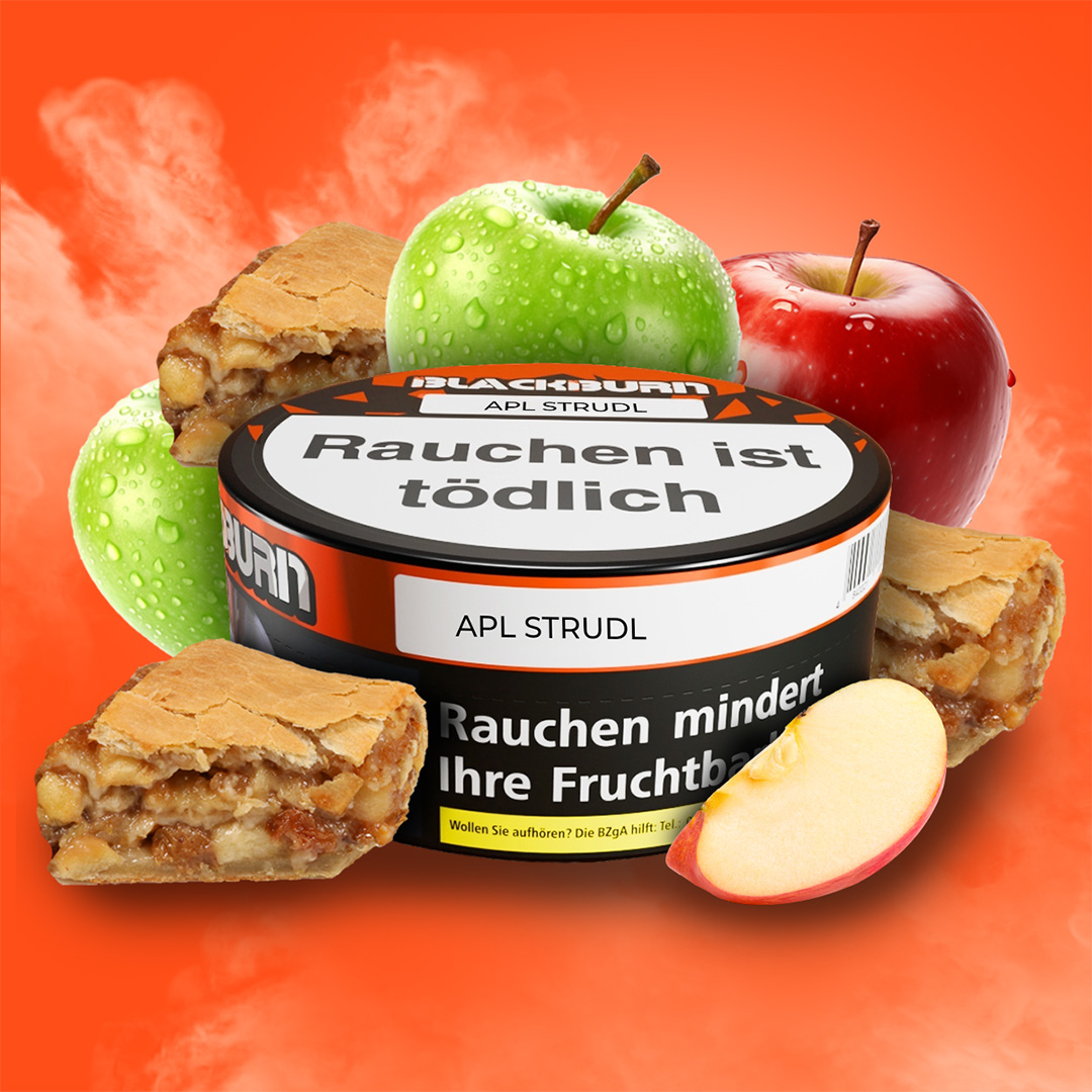 Blackburn Darkblend Shisha Tabak Apfel Strudel 100g