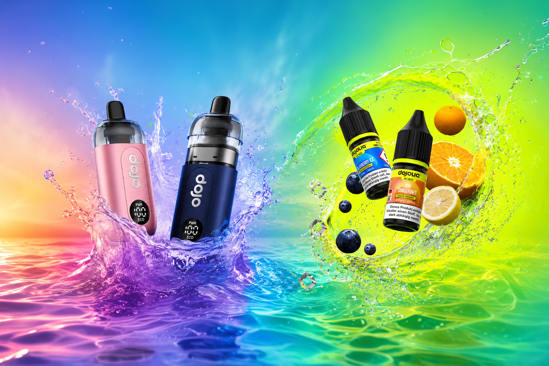Dojoliq Liquid oder Dojo Blast X Pod System? Der Vergleich für Dampfer