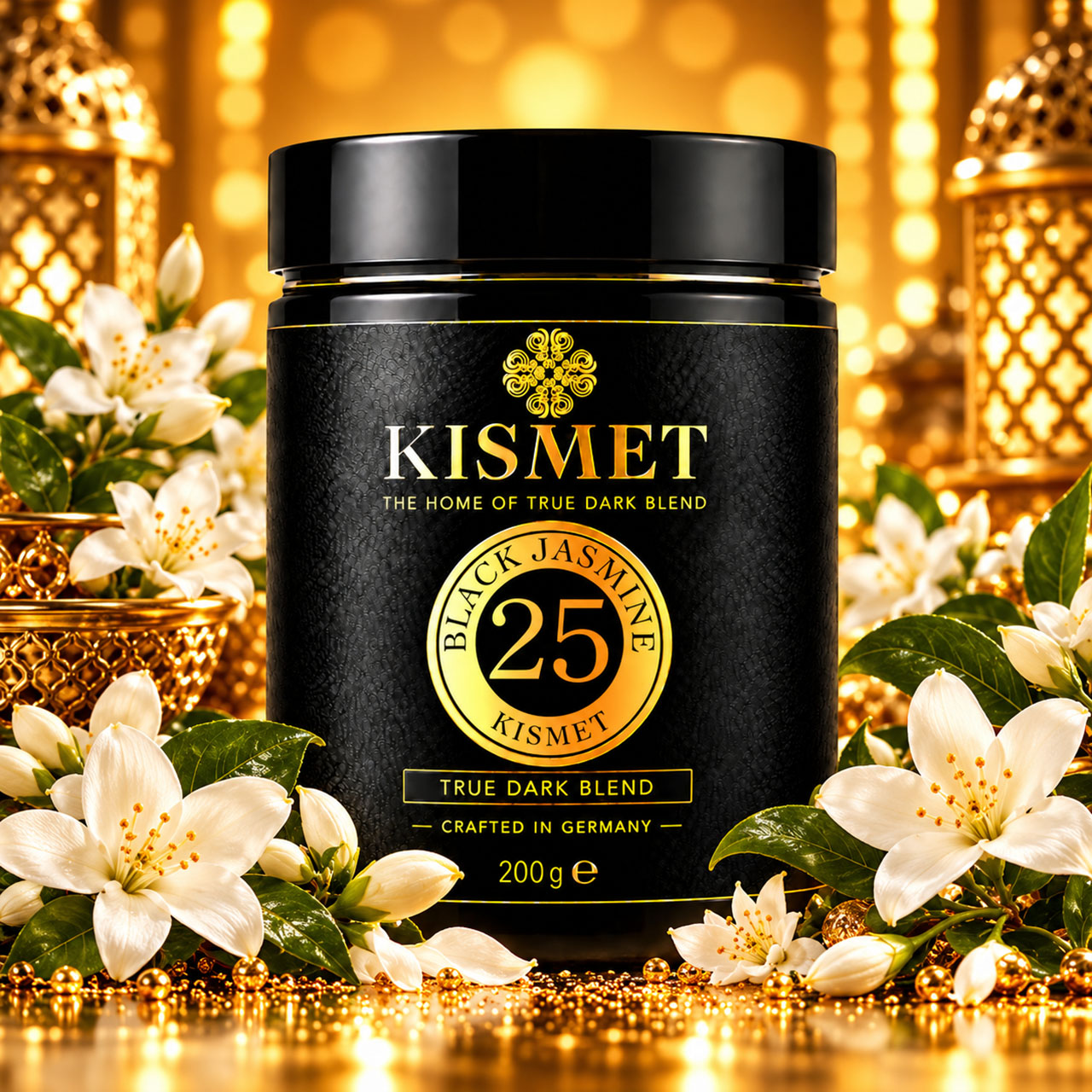 Kismet Darkblend Shisha Tabak Black Jasmine #25 200g Kismet Darkblend Shisha Tabak Black Jasmine #25 200g