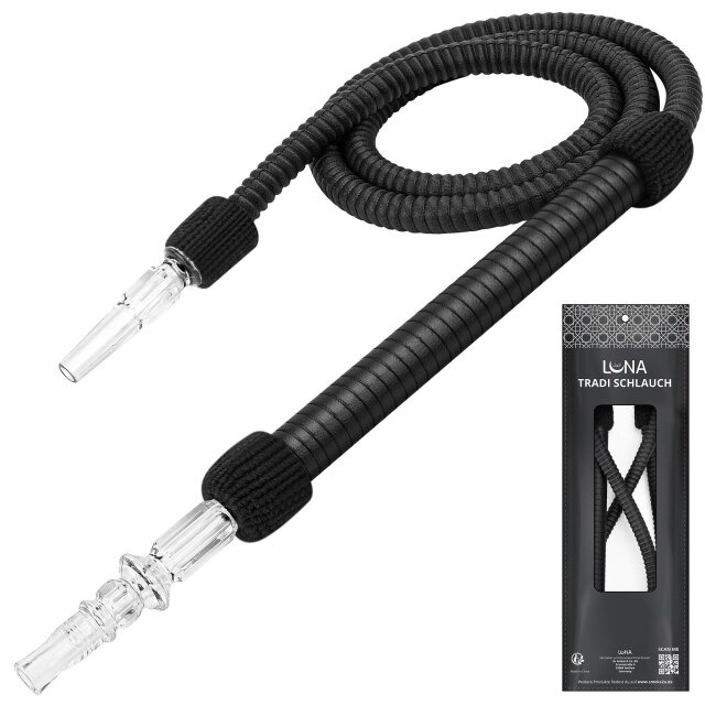 Luna Shisha Tradi Schlauch Kunstleder Schwarz Box Luna Shisha Tradi Schlauch Kunstleder Schwarz Box