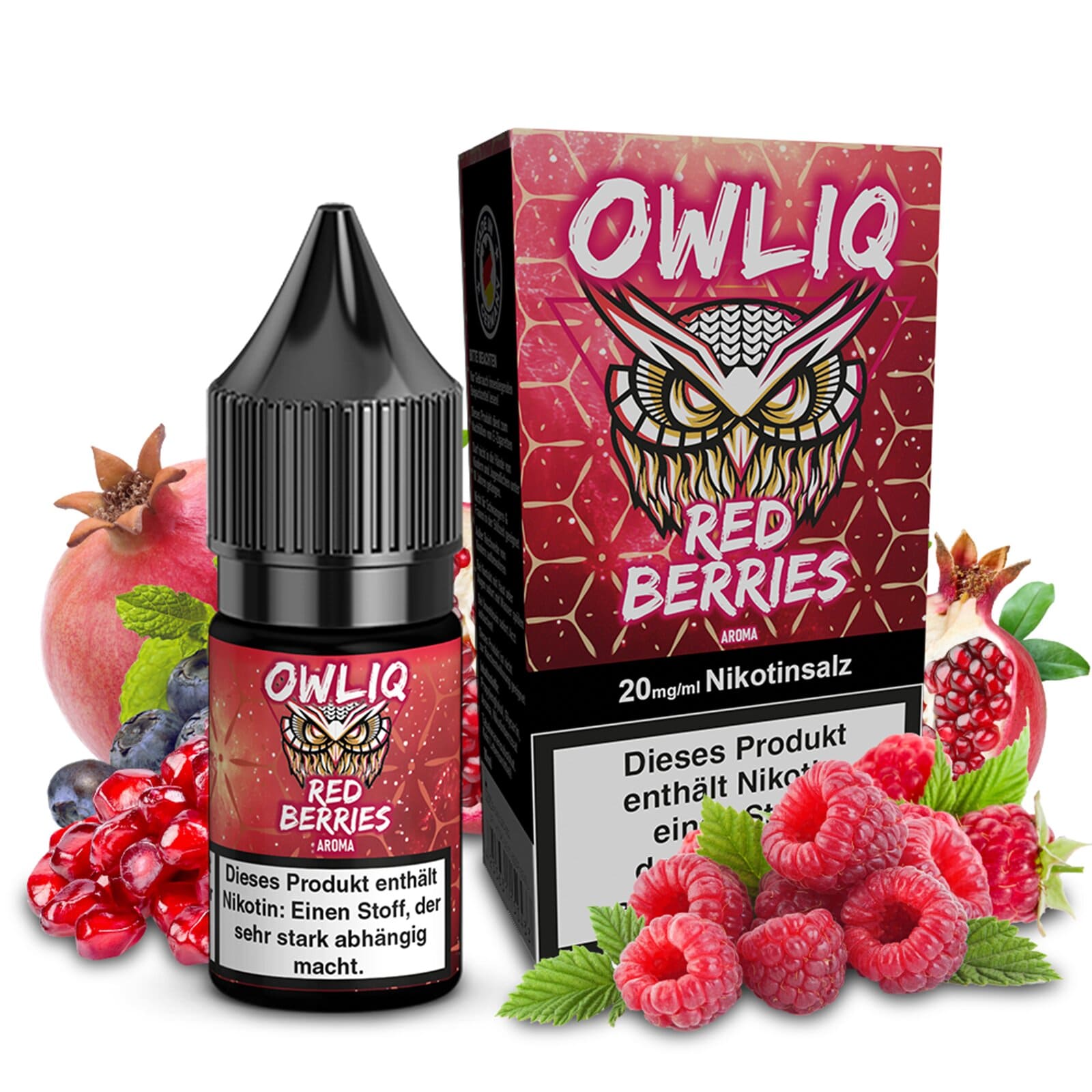 Owliq Liquid Red Berries 20mg 10ml