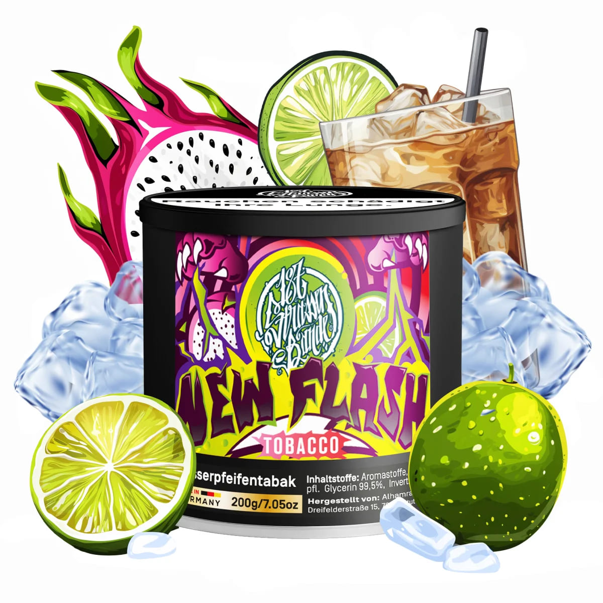 187 Shisha Tabak New Flash 200g 187 Shisha Tabak New Flash 200g