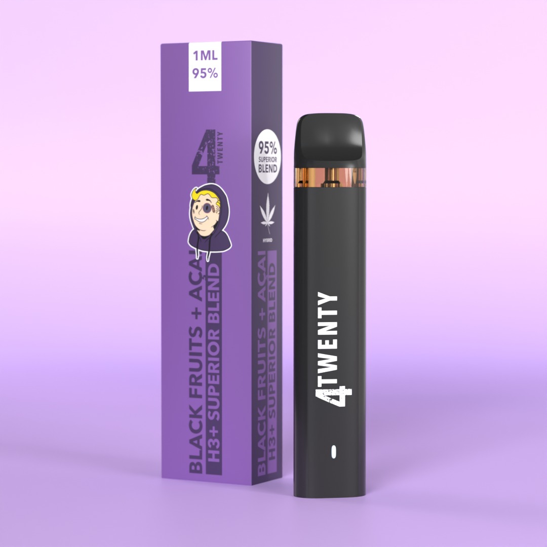 4Twenty H3+ Superior Blend Vape Black Fruits +Acai 1ml