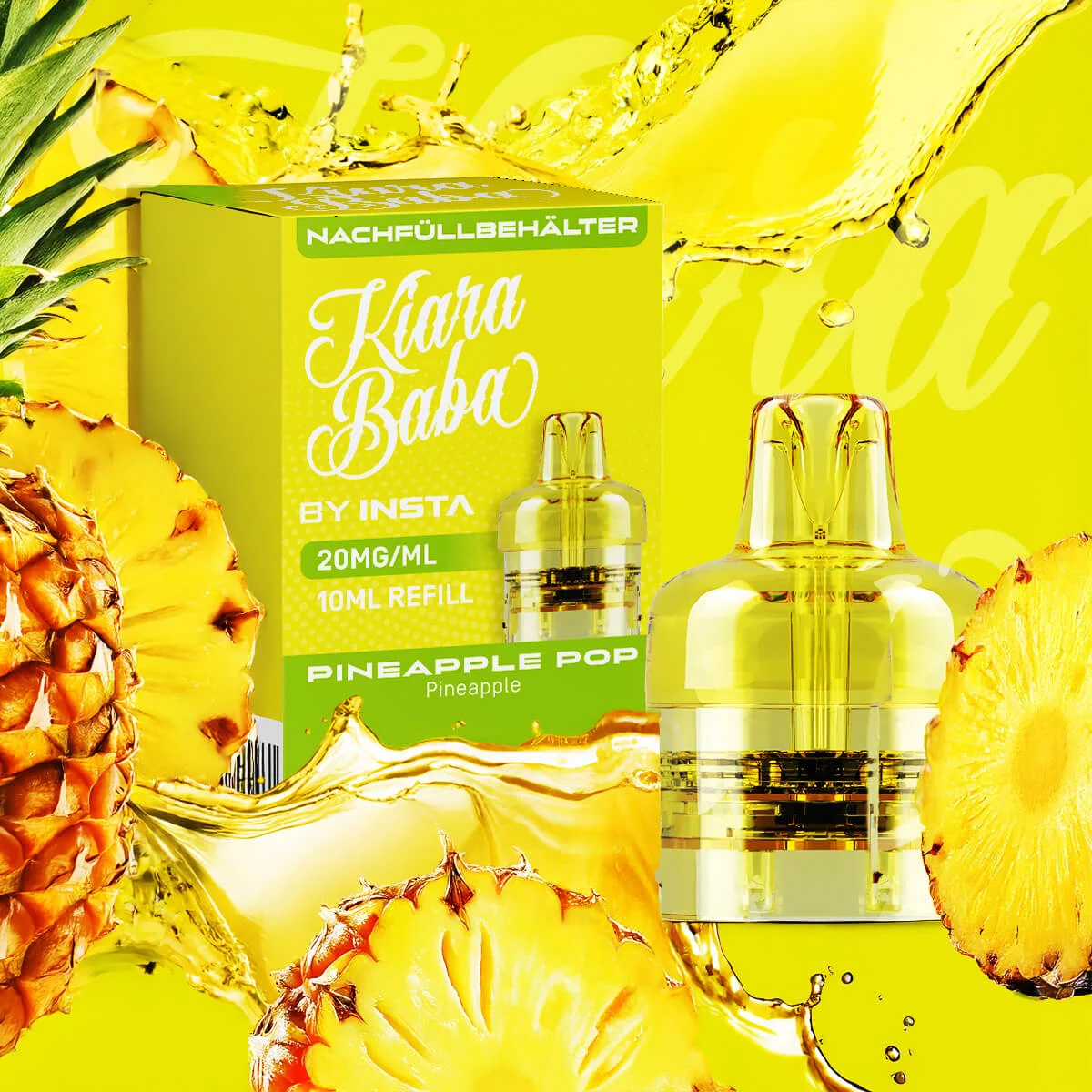Kiara Baba 10k Pod Pineapple Pop 20mg 10ml Kiara Baba 10k Pod Pineapple Pop 20mg 10ml