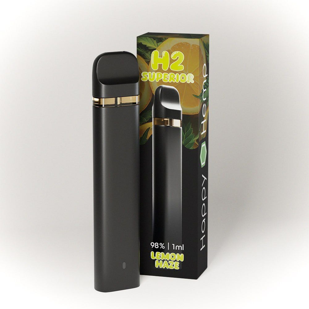 Happy Hemp H2 Ultra Vape - Lemon Haze 1ml