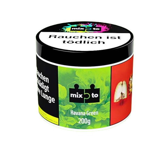 Mixto Shisha Tabak - Havana Green 200g