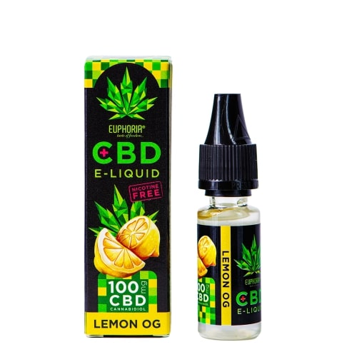 Euphoria - Lemon OG CBD Liquid 10ml | 100mg