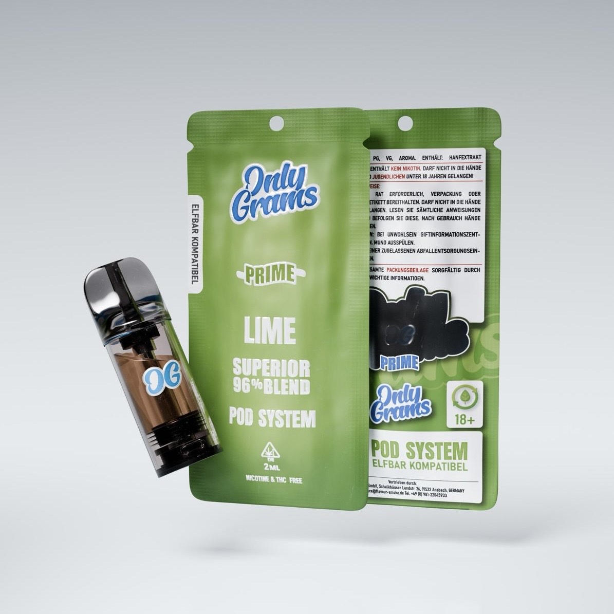 Only Grams - Superior Blend Pod - Lime 2ml