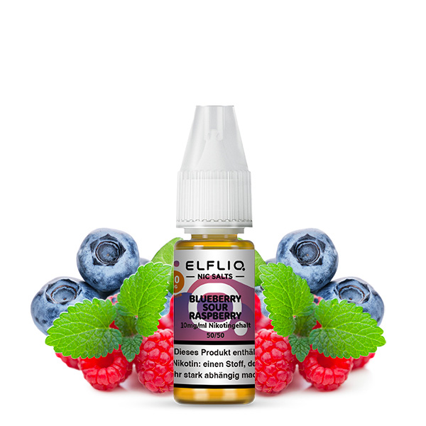Elfbar Elfliq Blueberry Sour Raspberry 10mg 10ml