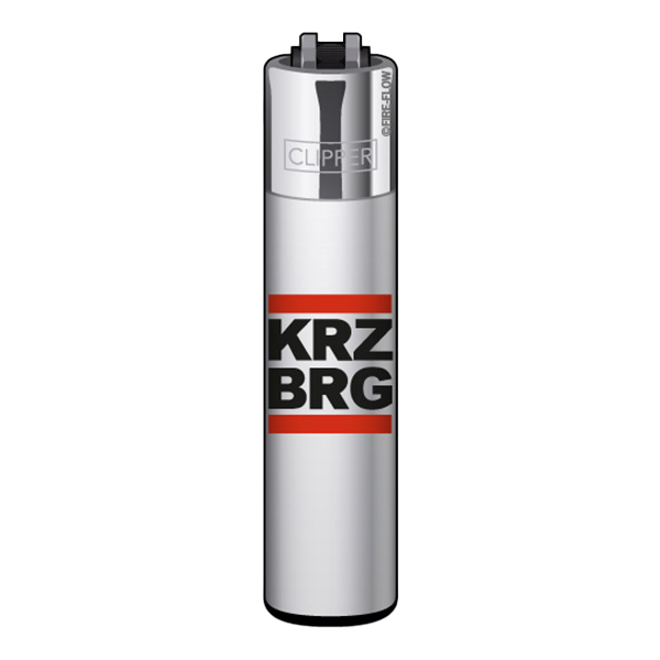 Clipper Feuerzeug KRZBRG Collection Motiv Silber
