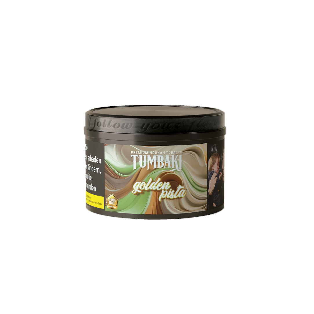Tumbaki Shisha Tabak Golden Pista 200g